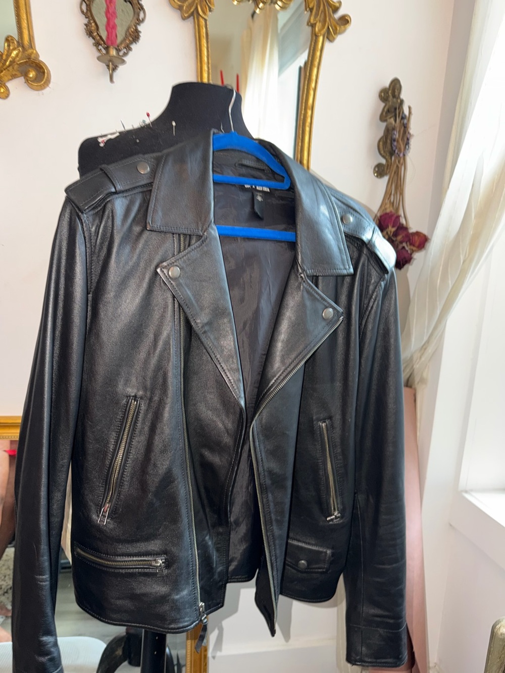 Classic Black Leather Jacket